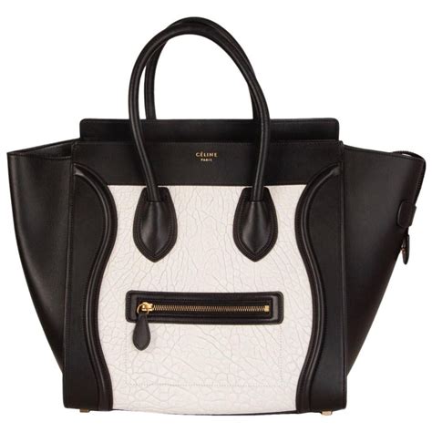 celine black and white handbag|Celine purses for women.